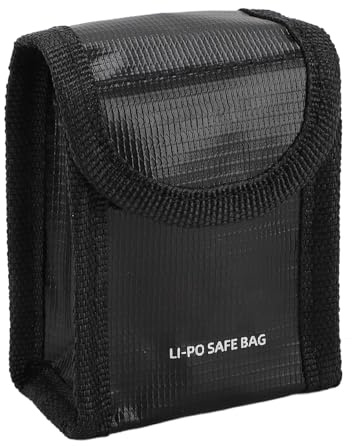 Julihai NEO Fireproof Drone Battery Protective Case, Highly Safe Storage Bag for Lithium-Ion Batteries for Travel and Photography Shoots (2 Batteries Capacity)