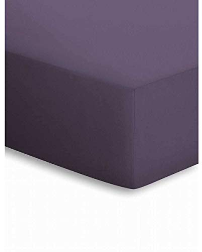 schlafgut Spannbetttücher Mako-Jersey 50041 Pflaume - 465 150x200 cm