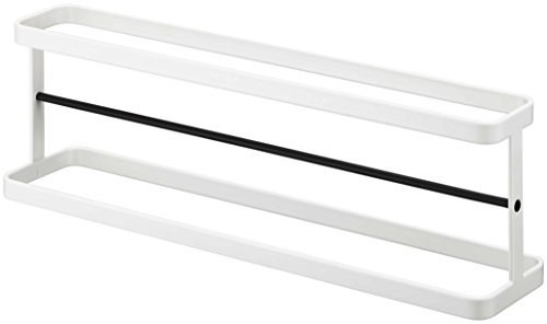 Yamazaki Home Freistehender Organizer mit schlankem Profil, Einheitsgröße, Weiß