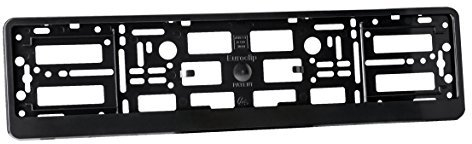 TAPORT 1x Car Registration License Number Plate Surround Holder Frame ALL STYLES (BLACK)