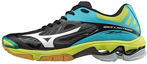 Mizuno Wave Lightning Z2 Women's Volleyball Shoes - Black & Blue Atoll