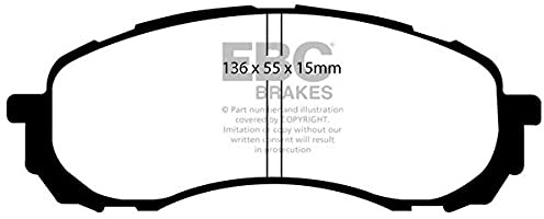 DP21492 Bremsbeläge GREENSTUFF EBC Brakes für Subaru Impreza