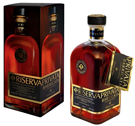 Bottega Riserva Privata Grappa Barricata di Amarone 43% con Astuccio - 700ml