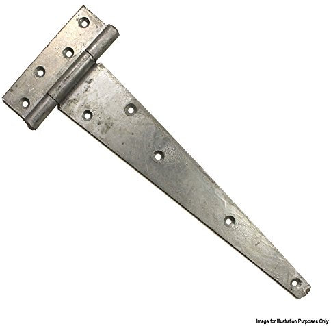 Pack of 2 Perry™ 400mm 16 Strong Tee Hinges Galvanised