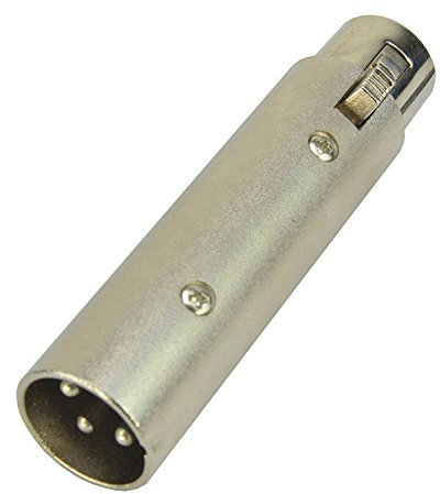 DMX XLR Adaptor - Converts 3 Pin Male to 5 Pin Female