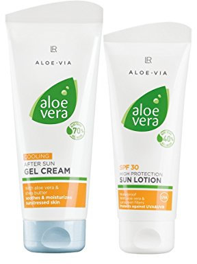 Aloe Vera Kit de protection solaire pour peau légèrement bronzée