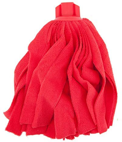 Fregona Ecológica Micro Fibra Tiras Planas 25cm (Roja)