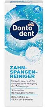 DONTODENT Zahnspangenreiniger-Tabs, 1 x 60 St Medizinprodukt