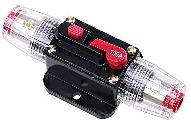 Mintice 12V 100A Moteur de Voiture disjoncteur Audio en Ligne Porte fusible stéréo de Protection réinitialiser Le fusible