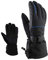 Viking Ski and Snowboard Gloves - Cuff Puller - Wrist Puller - Anti-Slip Palm - Durable Fabric - Bormio, Black/Blue, 8