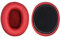 Crusher - Cuscinetti auricolari di ricambio compatibili con cuffie over-ear wireless Bluetooth Skullcandy C/Hesh 3, colore nero (rosso)