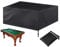 ELR 7/8/2,7 m Billardtischabdeckung mit Kordelzug, vollständiger Schutz, staubdicht, wasserdicht, Billardabdeckungen für Snookertisch (M (2,4 m): 2,6 x 1,3 x 0,8 m/259,1 x 134,6 x 81,3 cm)