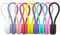 Magnetic Cable Organisers, 9 Pcs Silicone Reusable Wire Organiser Clips Multicolor Magnetic Cable Cord Tidy Clip Twist Ties for Headphone Cable USB Wire Management, 9 Colors