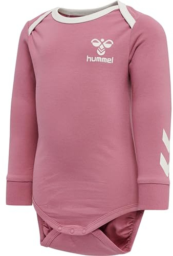 hummel Unisex Baby L/S hmlMAULE BODY L S, HEATHER ROSE, 98 EU