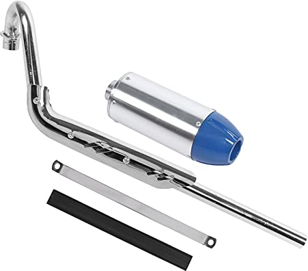 Auspuff Schalldämpfer, Universal Motorrad Auspuff System Rohr Schalldämpfer Schalldämpfer für Motorrad