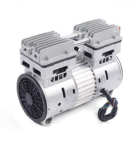Pompa ad aria compressa elettrica ad alta pressione, 8bar, 750 W, compressore silenzioso, compressore ad aria compressa solo 69 dB, silenzioso, senza olio, pompa ad aria compressa