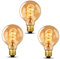 NUODIFAN Edison vintage bombilla E27, 3 piezas Regulable 4W LED lámpara Blanco cálido 2700K Led bombilla bombilla E27 Ideal para la nostalgia y la iluminación retro en el hogar cafetería bar