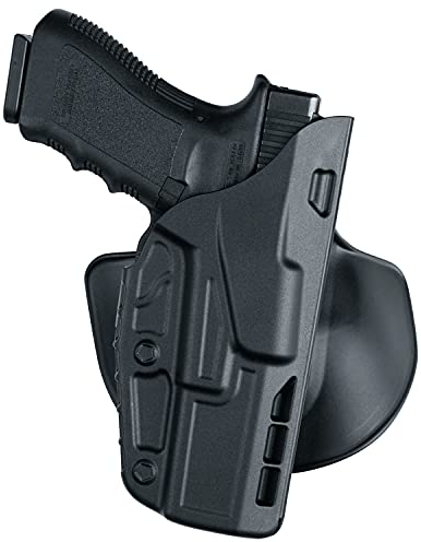 SAFARILAND 7378 (7TS-ALS) Paddleholster mit Aussparung am Korn/schwarz, links, VP9/SFP9
