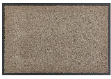 andiamo Fußmatte Verdi - Schmutzfangmatte für den Hauseingang - ideal als Fußmatte innen oder als Fußabtreter im überdachten Außenbereich - Fußabstreifer für Haustür 80 x 120 cm Taupe
