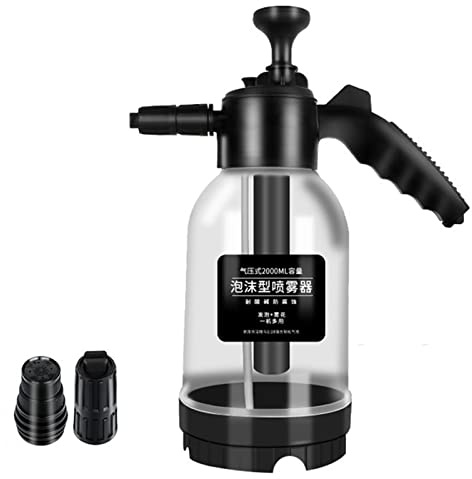 Schaumpumpensprüher, 2,5 l Druckpumpensprüher, Handdruck-Schaumkanone, Auto-Sprüher, Mehrzweck-Schneelanze Wascher, schäumende Pumpsprüher für Zuhause, Zimmerpflanzen, Reinigung von Autos, Fahrrädern