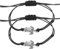 CALLARON 1 Paar Handgefertigte Schildkröten Armbänder für Paare – Valentinstag Armband Anhänger, Verstellbare Geflochtene Armbänder aus Baumwolle, für Paare, Freundschaft oder Familie