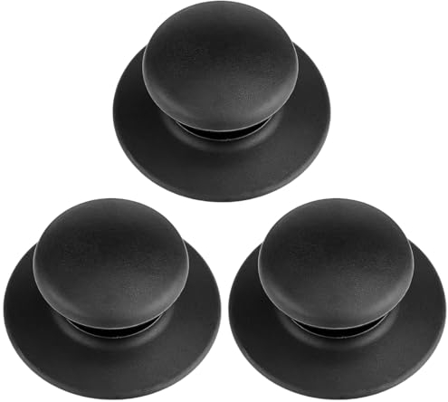 XKSOCT 3 Tapa Perillas para Piezas de Cacerola,Asas y Pomos Universales de Repuesto,Mango de Olla para Salsas