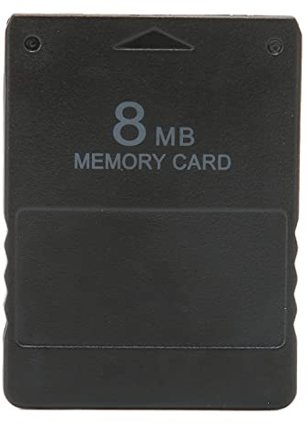 LOCADENCE Carte mémoire 2 en 1 pour console de jeu, carte mémoire Plug and Play pour console de jeu PS2 (8 Mo)