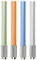 ZEACCT 4 Pièces Rallonge Support Crayon, Extension Réglable Crayon, Rallonge Crayon, Extension de Porte-Crayon Réglable en Métal, pour Fournitures Scolaires et de Bureau, Outils D'écriture Artistique