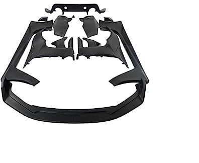 LOHBJCD Kit de carrosserie en fibre de verre FRP de style automobile compatible avec Subaru BRZ 2017-2018 Kit de carrosserie de style AG Capuchons de pare-chocs avant arrière Lèvre Diffuseur de pare-c
