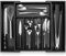 budu Range-couverts en bambou #38 (profondeur 38 cm) - Noir - Système de rangement des tiroirs pour la cuisine - Range-couverts pour tiroirs en bambou - Extensible - Organiseur de cuisine…