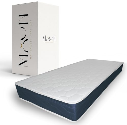 MUUN Matratze für Doppelbett, 180 x 200 cm, Waterfoam für Doppelbett mit Stauraum oder Gestell, abnehmbar, hypoallergen, Höhe 20 cm, Modell Smart