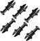 JEYORZY 6 Stück Auto Kofferraumabdeckung Clips, Hutablage Clips Hutablage Haltegurt Auto Kofferraumklammern, Hutablage String Clip Knopfhalter Kofferraum Hutablage Saiten Clips Haken Halter