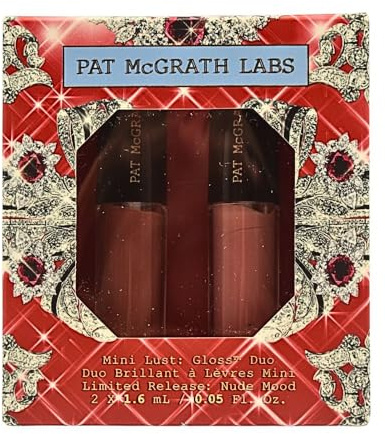 Mini Lust Gloss Duo Limited - Nude Mood by Pat Mcgrath Labs for Women - 2 Pc 0.035oz Mini Lust Gloss - Nude Venus, 0.035oz Mini Lust Gloss - 6 Flesh