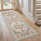 GENIMO Vintage Teppich Flur 80x150CM Teppich Schlafzimmer Waschbare Kurzflor Boho Carpet, rutschfest Teppiche for Küche Balkon Badezimmer, Brick