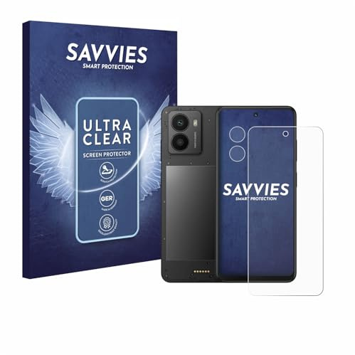 Savvies 18 Stück Schutzfolie für Xplora HMD Fusion X1 (Display+Kamera) Displayschutz-Folie Ultra-Transparent
