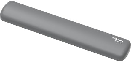 Fellowes Breyta kompakte Tastatur-Handgelenkauflage (TKL), grau – mit HEX Cushion Silikonpolster für komfortable Handgelenkstütze, ideal für PC, Laptop, Mac, Büro & Gaming.