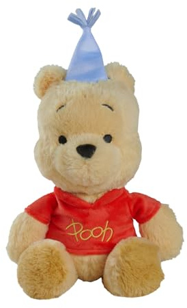 Simba Disney Winnie l'ourson Anniversary Winnie Peluche Douce 25 cm Idée Cadeau pour Enfants et Fans à partir de 0 Mois