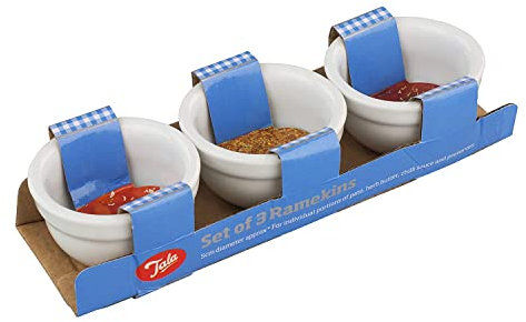 Tala Mini Bowls, Set of 3-20053, Ceramic, White