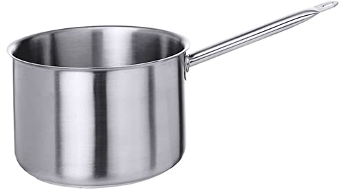 Contacto casseruola con manico in acciaio inox, alto 20 cm