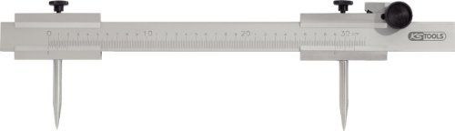 KS Tools 300.0407 Präzisions-Stangenzirkel, 0-500mm