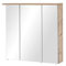 Schildmeyer Spiegelschrank 127263, silberfichte Dekor, 70,5 x 16 x 72,3 cm