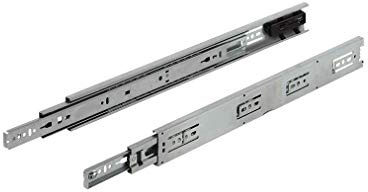 Gedotec Schubkastenauszug Accuride 3832 SC Schubladen-Schienen Vollauszug 400 mm | Kugelführung mit Selbsteinzug Seitliche Montage | Tragkraft 45 kg | 1 Paar - Schwerlast-Auszüge für Holz-Schubkästen