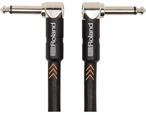 Roland Black Series Câble d'instrument jack coudé/coudé 6,35 mm