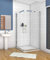 Duschkabine 76x76cm Schiebetür Duschwand Dusche 6mm ESG Sicherheitsglas Höhe 195cm Duschabtrennung