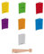 Lot De 7 Cahiers 24 x 32 cm 48 Pages Couverture Polypro + 1 Règle Marque-Pages Blumie