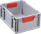Allit 456705 EuroBox417 400 x 300 x 170 mm geschlossene Griffe in grau/rot