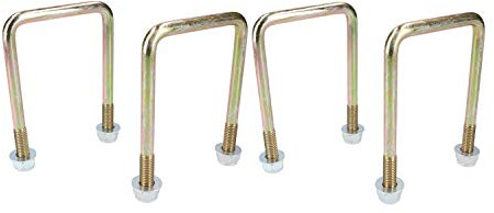 4 Pack M10 70mm x 100mm U-Bolt N-Bolt for Trailers with Nuts HIGH TENSILE