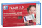 Oxford Flash 2.0 Flashcards A7 75x125mm Blanco Türkis 80 Stück
