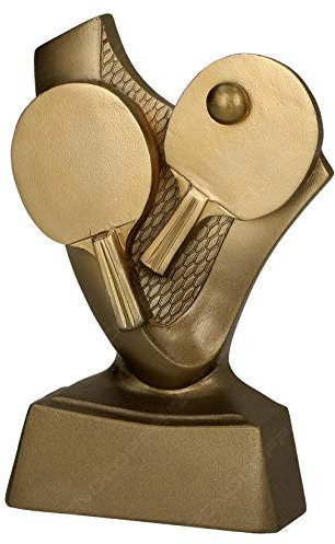 tecnocoppe Trofeo Premiazione Ping Pong Tennis Tavolo h 10,00 cm Targhetta Personalizzata Compresa nel Prezzo