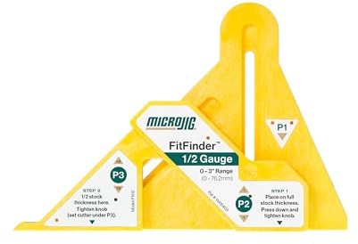 Micro JIG - FN12 Fitfinder 1/2 Gauge, Yellow